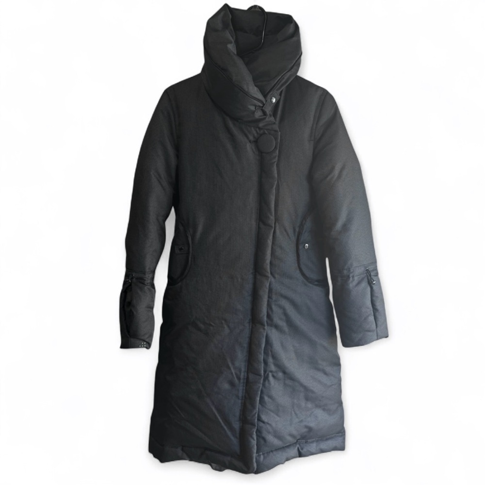 Soia & Kyo Classic Long Down Coat Jacket Gray